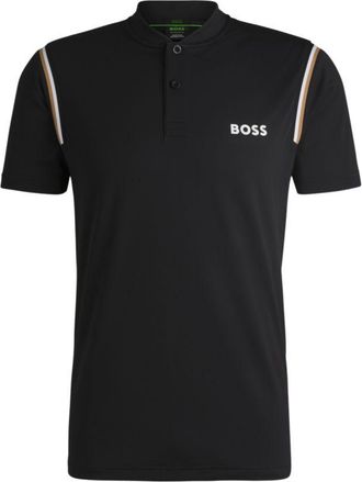 BOSS x Matteo Berrettini active polo shirt with moisture control