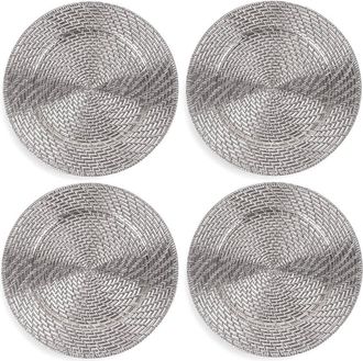American Atelier Aurelie Plated Set Of 4 Charger Plates