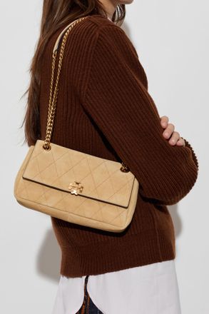 Tory Burch Bag Charlie Small, Womens, Beige