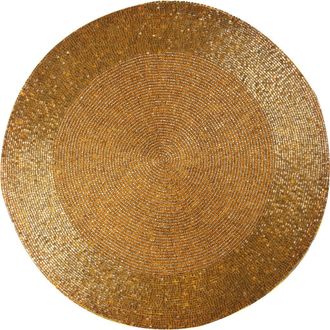 Tiramisu Jewel Beaded Placemat in Gold at Nordstrom Rack