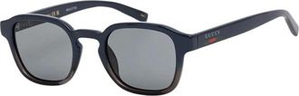 Gucci Square Zonnebril - Heren - Accessoires - Blauw - Maat: 49 MM