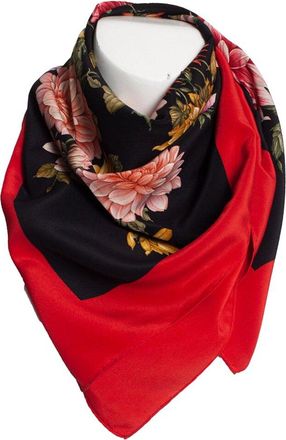 Gucci Floral Printed Scarf (Authentic Pre-Loved)