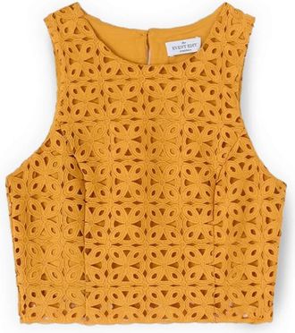 Motivi Sleeveless Tops - Dames - Tops zonder mouwen - Geel - 2XS - Tops