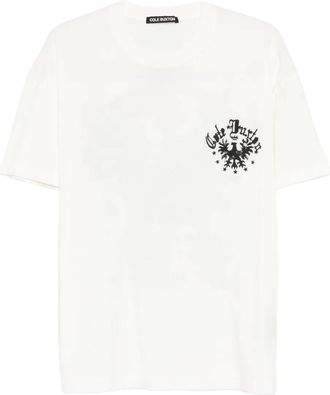 Cole Buxton graphic print T-shirt - men - Cotton - M - White
