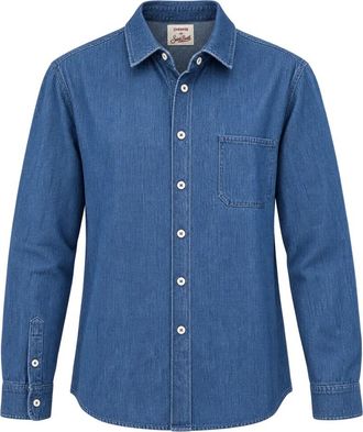 Saint Barth Camicia in denim con ricamo - - Shirts - Uomo - Blu - M