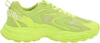 Plein Sport Lo-Top Sneakers Pulse X - unisex - Hardloopschoenen - Geel - 42 EU - Leer - Fitness