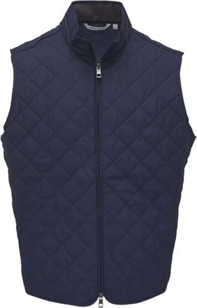 Peter Millar Bodywarmer met diamantpatroon - Blauw