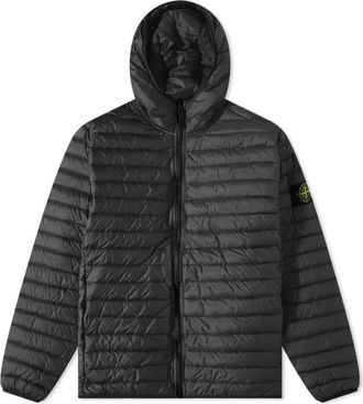 Stone Island Lightweight Hooded Down Jacket Black 771540324-V0029
