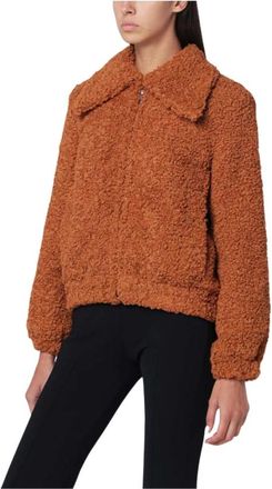 Patou Gewatteerde Winterjas - Dames - Zomerjassen - Bruin - XS - Jassen