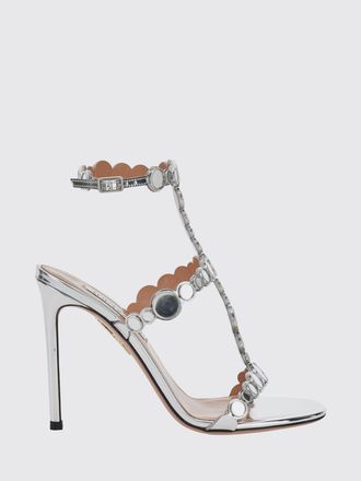 Aquazzura Sandali Afterglow con cristalli e tacco alto a spillo