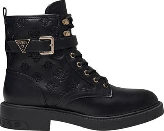 Guess Fellini Veterlaarzen - Dames - Veterlaarzen - Zwart - 36 EU - Schoenen