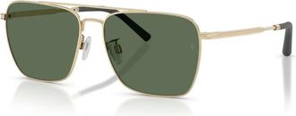 Oliver Peoples R-15 Zonnebril - Heren - Zonnebrillen - Geel - 56 MM - Accessoires