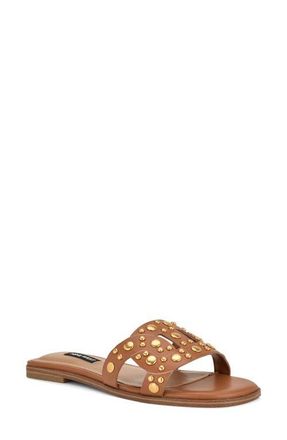 Nine West Gomaz Slide Sandal in Light Brown at Nordstrom, Size 9.5