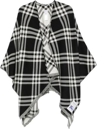 Burberry Cape - Dames - Wintersjaals - Zwart - ONE Size - Accessoires