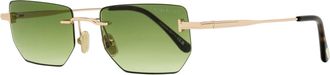 Tom Ford Unisex Ethan-02 Sunglasses TF1355 28P Gold/Havana 53mm