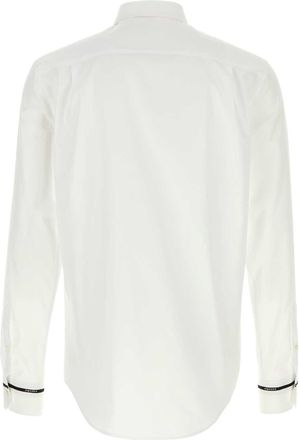 Alexander McQueen Mens Classic Shirt White Cotton