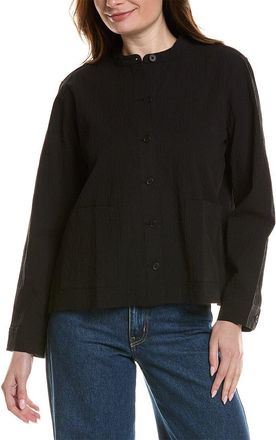 Eileen Fisher Eileen Fisher Mandarin Collar Jacket