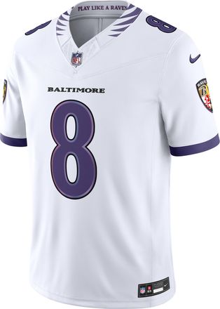 Nike Lamar Jackson Baltimore Ravens Nike Mens Dri-FIT NFL Limited Jersey in White | 37NM0FDK8GF-G6W