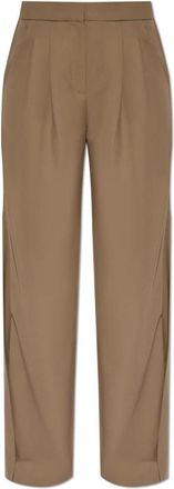 Iro Cirse Broek - Dames - Wijde Broeken - Groen - XS - Wol - Broeken