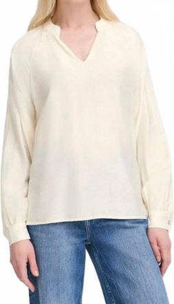 b.young Irmine Long Sleeve Blouse In Ivory