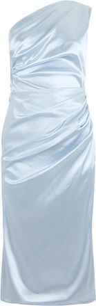 Dolce & Gabbana One-shoulder Midi Jurk - Dames - Feestkleedjes - Blauw - L - Leer - Kleedjes