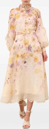 Zimmermann Gonna midi Memento con ricamo - Toni neutri