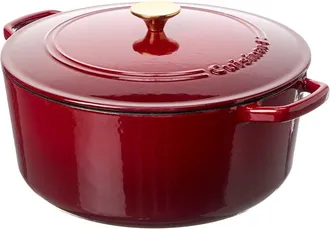Cuisinart Enameled Cast Iron 9Qt Casserole With Cover