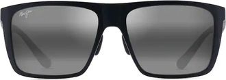 Maui Jim Honokalani 455 02 Black/Grey Unisex Polarized Sunglasses