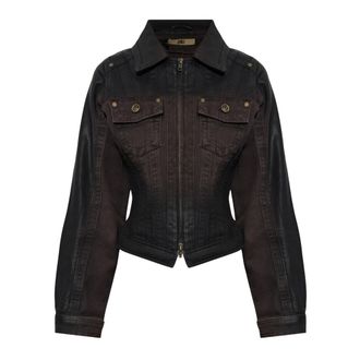 Charlotte Knowles Denim Jacket Alice - - Jackets - Donna - Marrone - XS