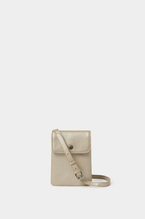 Osprey The Madison Leather Phone Bag in Gold at Nordstrom