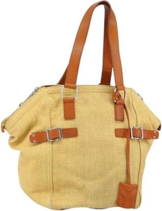 Saint Laurent Pre-owned Canvas Schoudertas - Dames - Vintage Schoudertas - Beige - ONE Size - Vintage