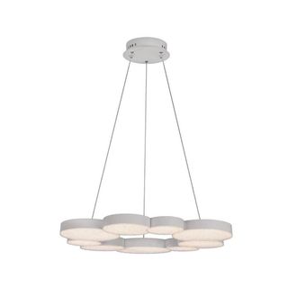 Netlighting Fusion Pendant 80cm Diameter 76W LED 3700lm RF Remote Control White
