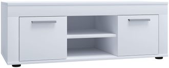 ebuy24 Ebuy24 - Muebles Tv Vcm Lowboard Estante Tv Dimensiones Al. 37 X An. 102 X P. 45 Cm Fernseh Muebles - Usilo L (blanco)