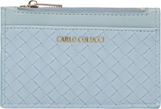 Carlo Colucci Card Case - unisex - Portefeuilles - Blauw - ONE Size - Accessoires
