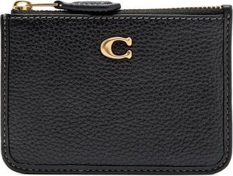 Coach Portafoglio ID mini con zip - Nero