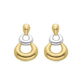Luxenter Aured oorbellen afgewerkt in 18k geel goud
