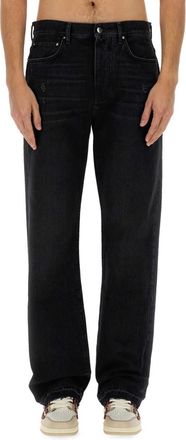 Amiri Black Mid Rise Jeans