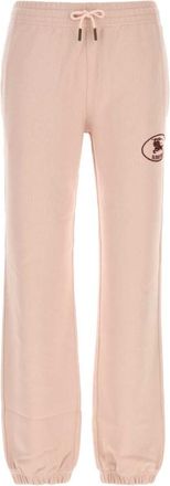 Burberry Light Pink Cotton Joggers Pants