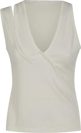 CHRISTOPHER ESBER Mujer, Camisetas, Blanco, Talla: S