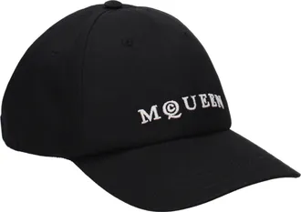 Alexander McQueen Alexander McQueen Herens Hoeden Katoen Zwart