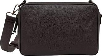 Aeronautica Leren Pouch - unisex - Tassen - Bruin - Maat: ONE Size Katoen
