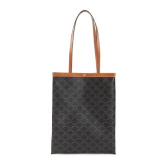 Celine Tote Bags, female, Black, Size: ONE SIZE Medium Flat Shopper