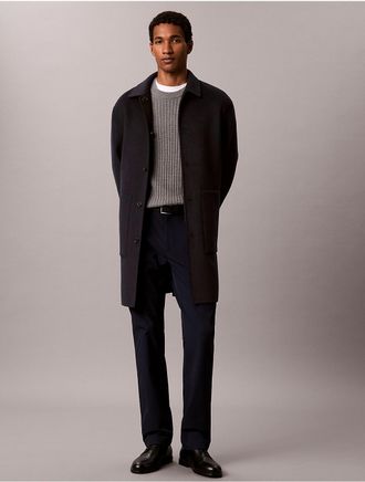 Calvin Klein Mens Tech Straight Trousers - Blue - 29W x 30L