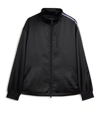 Yohji Yamamoto Satin Tracktop Black