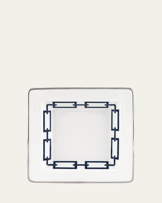 Ginori 1735 Catene Zaffiro Rectangular Change Tray