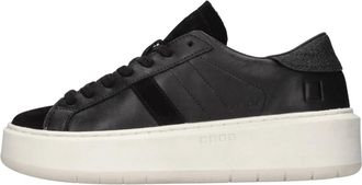 D.A.T.E. D.a.t.e., Dames, Schoenen, Zwart, Maat: 38 EU Leer