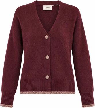 Marella Emmelisir Cardigan - Dames - Vesten - Rood - M - Truien & Vesten
