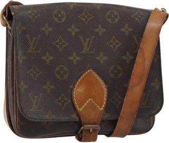 Louis Vuitton Pre-owned Cross Body Bags, female, Brown, Size: ONE SIZE Pre-owned Leather Cross Body Bag