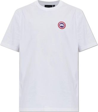Canada Goose Ocra T-shirt - Heren - T-shirts - Wit - L - Katoen - Tops