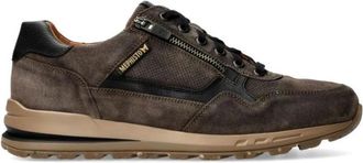 Mephisto Bruine Herensneaker - Heren - Sneakers - Bruin - 40 1/2 EU - Leer - Schoenen
